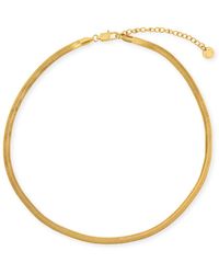 Gold Trip - Short Snake Chain Necklace - Lyst