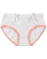ADIBA - Twin Bow Cotton Brief - Lyst