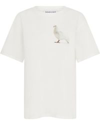 Sour Figs - Standing Dove Print T-Shirt - Lyst
