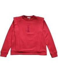 Mimhi Maison - Shoulder Pad Lauper Sweatshirt – Raspberry - Lyst