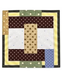 Cier - Dot On Dot Silk Scarf - Lyst