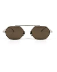 Cossimo - Magari Metal Hexagon Sunglasses - Lyst