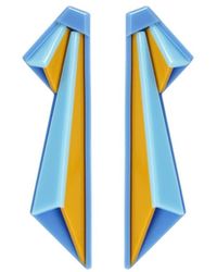 Gissa Bicalho - Handmade Acrylic Earring Stalactite Mustard Baby - Lyst