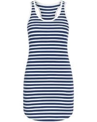Conquista - Racer Back Striped Dress - Lyst