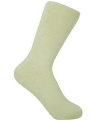 Peper Harow - Made in England - Neutrals Plain Bed Socks – Cream - Lyst