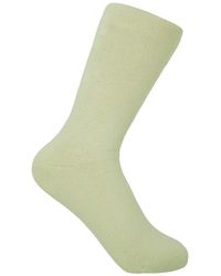Peper Harow - Made in England - Neutrals Plain Bed Socks – Cream - Lyst