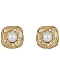 Retro Chic - Canary Ear Stud - Lyst