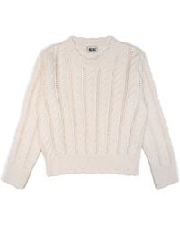 Gigi Knitwear - Ailis Eyelet Sweater - Lyst