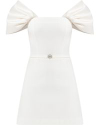 Tia Dorraine - Mirage Crystal Ornament Mini Dress - Lyst