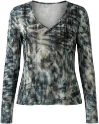 Conquista - Abstract Tie-Dye Long-Sleeve Top – Artistic, Modern, Effortlessly Versatile - Lyst