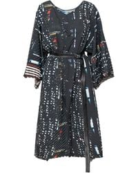 ARTISTA - Bright Pleated Midi Dress - Lyst