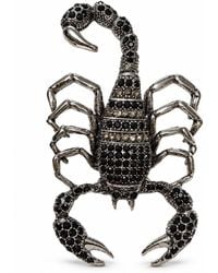 By Ozge - Midnight Scorpio Crystal & Eye Statement Brooch - Lyst