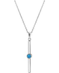 Gold & Honey - Bar Pendant Necklace - Lyst