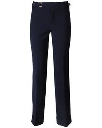 The Extreme Collection Navy Buckle Atelier Trousers 02 - Blue