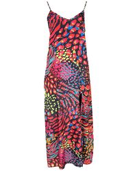 Any Old Iron - Neon Animal Long Dress - Lyst