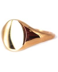 VicStoneNYC Fine Jewelry - Bold And Big Oval Signet Rose Ring For - Lyst