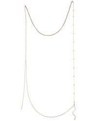 La Soula Jewelry - Neutrals Sparkle Body Chain - Lyst