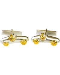 Simon Kemp Jewellers - Bugatti Vintage Racing Car Cufflinks Eighteen Carat On Cufflinks - Lyst