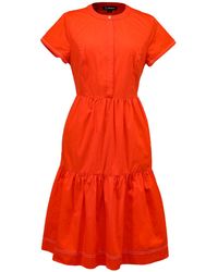 Smart and Joy - Fit-And-Fare Cotton Shirt-Dress - Lyst