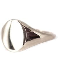 VicStoneNYC Fine Jewelry - Bold Big Size Oval Signet Ring For - Lyst