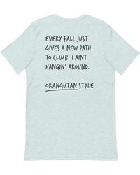 Anchor and Crew - Ice Think Ocean Orangutan Aspirations Cotton Embroidered T-Shirt - Lyst