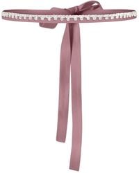 Tia Dorraine - Crystal-Embellished Belt - Lyst