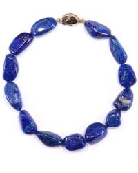 Mineralgems•Studio - Lapis Lazuli Necklace With Vermeil Clasp - Lyst
