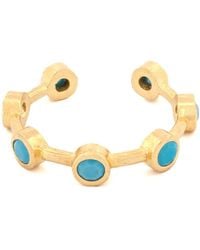 Ebru Jewelry - Minimalist Stone & Stackable Adjustable Ring - Lyst