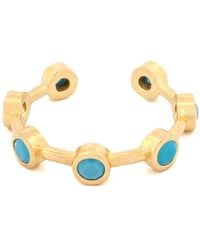 Ebru Jewelry - Minimalist Stone & Stackable Adjustable Ring - Lyst