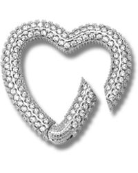 Jaredjamin - Heart Pavé Clicker Clasp - Lyst