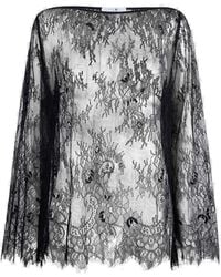 Sasha La Mer - Bianca Lace Top, Whisper - Lyst