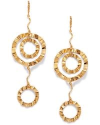 Jaredjamin - French Ruffle Leverback Earrings - Lyst