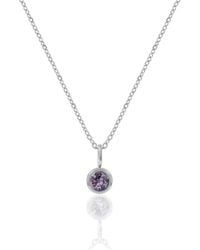 A Weathered Penny - Birthstone Necklace - Lyst