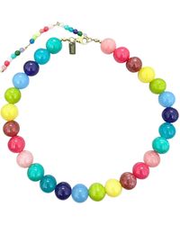 Christina Greene - Choose Joy Stone Beaded Necklace - Lyst