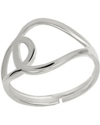 Spero London - Intercepting Circles Sterling Statement Signature Ring - Lyst
