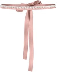 Tia Dorraine - Crystal-Embellished Belt - Lyst