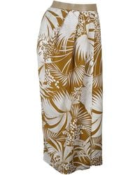 Me & Thee - Push & Pull Tropical Print Wrap Sarong Skirt - Lyst