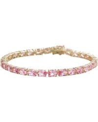 Juvetti - Salto Tennis Bracelet Set With Sapphire - Lyst