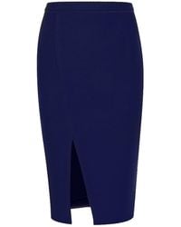 Conquista - Electric Faux Mouflon Pencil Skirt - Lyst