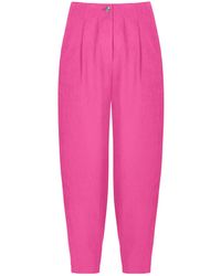 Nocturne - Pink Corduroy Slouchy Pants - Lyst