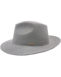 DORIA 1905 - Pearl Smooth Lapin Felt Drop Hat - Lyst