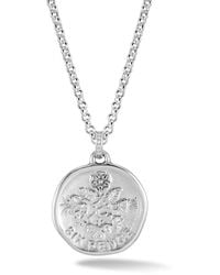 Dower & Hall - Lucky Sixpence Talisman Necklace - Lyst