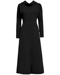 Julia Allert - Elegant Fitted Dress With A Flared Skirt - Lyst