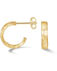 Dower & Hall - Hammered Nomad Hoops - Lyst