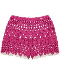 Gunes Swim - Raspberry Crochet Shorts - Lyst