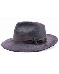 DORIA 1905 - Storm Special Velour Lapin Felt Drop Hat - Lyst