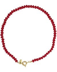 Christina Greene - Sweet Stone Beaded Knotted Necklace - Lyst