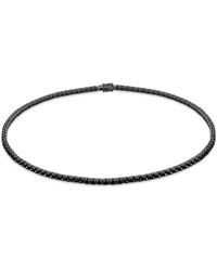 SALLY SKOUFIS - Rebel Necklace With Made Cz Diamond Stimulant - Lyst