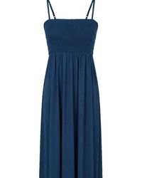 JJwinks - Bra-Free Smocked Modal Maxi Dress - Lyst