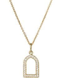 Sheida Farrokhi - Sahra Diamond Pendant - Lyst